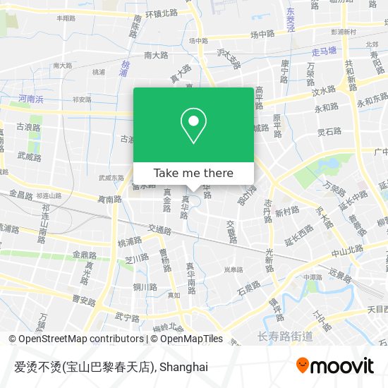 爱烫不烫(宝山巴黎春天店) map