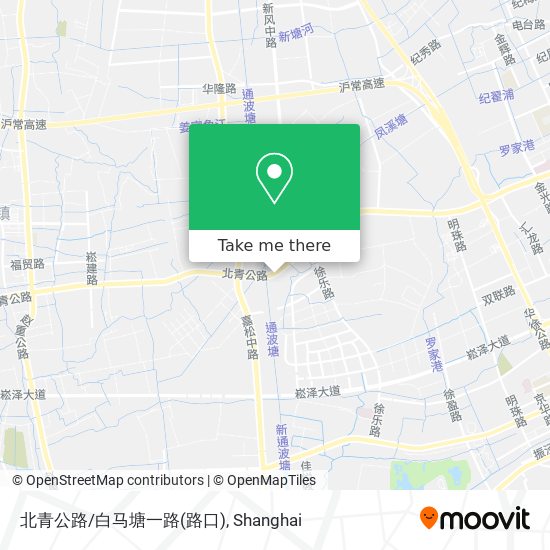 北青公路/白马塘一路(路口) map