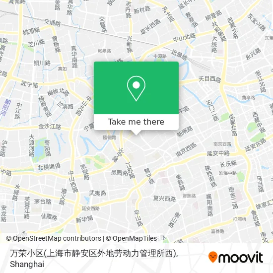 万荣小区(上海市静安区外地劳动力管理所西) map