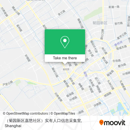 （菊园新区嘉悠社区）实有人口信息采集室 map