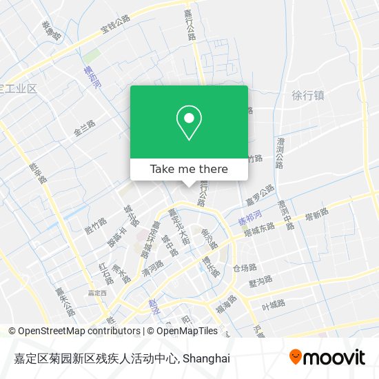 嘉定区菊园新区残疾人活动中心 map