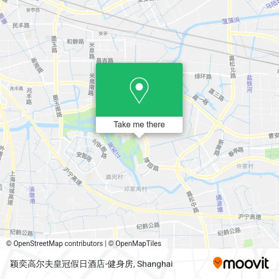颖奕高尔夫皇冠假日酒店-健身房 map