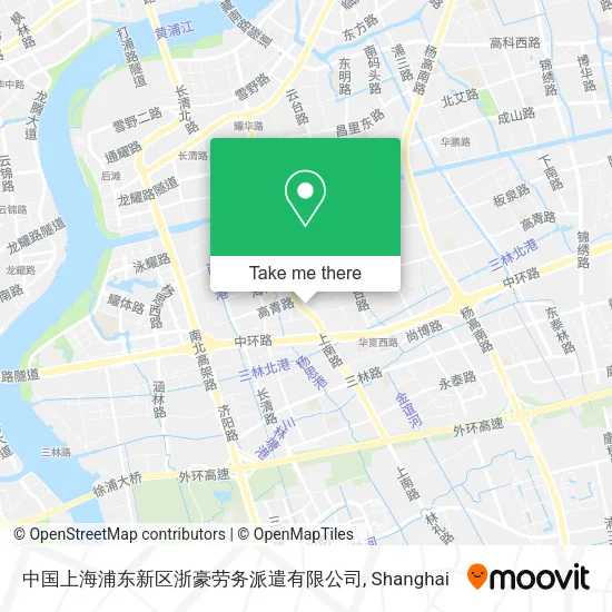 中国上海浦东新区浙豪劳务派遣有限公司 map
