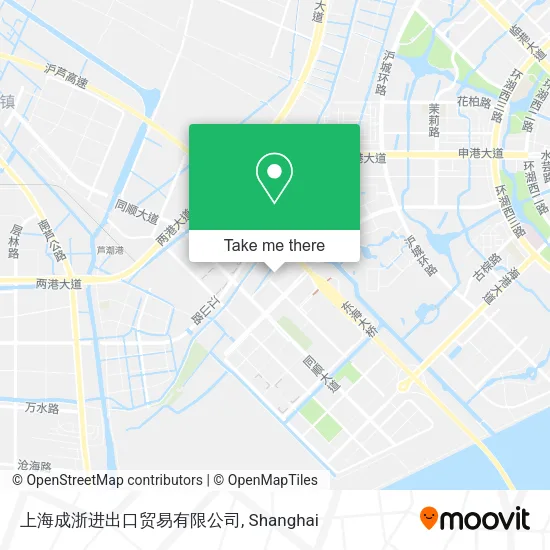 上海成浙进出口贸易有限公司 map