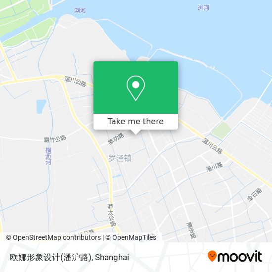 欧娜形象设计(潘沪路) map