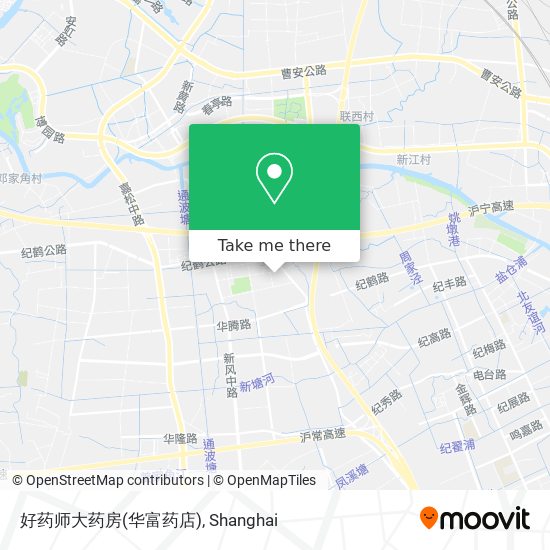 好药师大药房(华富药店) map