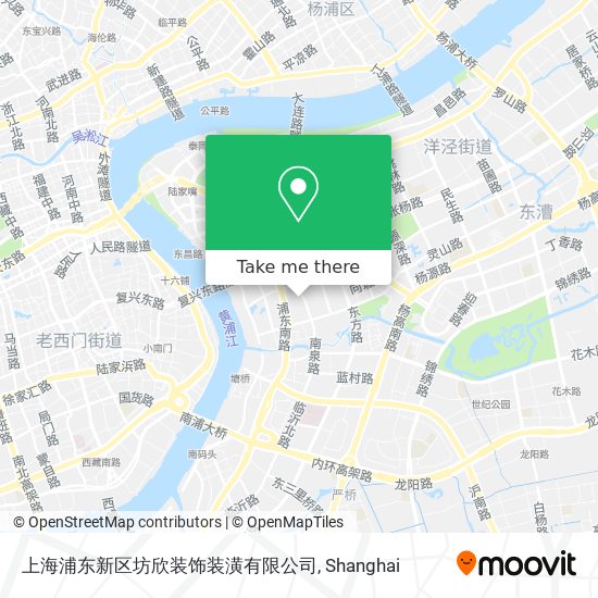 上海浦东新区坊欣装饰装潢有限公司 map