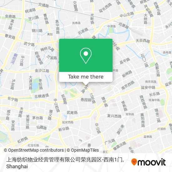 上海纺织物业经营管理有限公司荣兆园区-西南1门 map