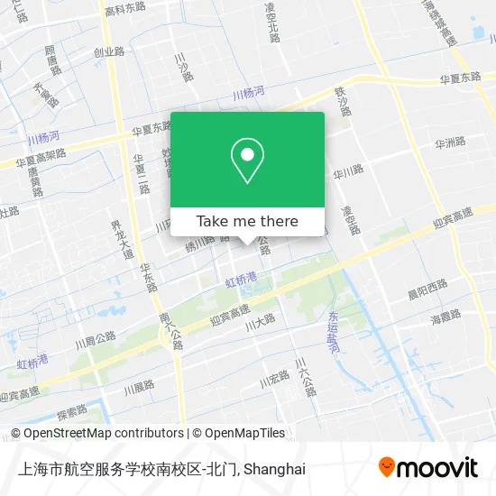 上海市航空服务学校南校区-北门 map