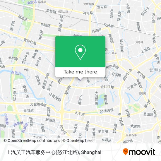 上汽员工汽车服务中心(怒江北路) map