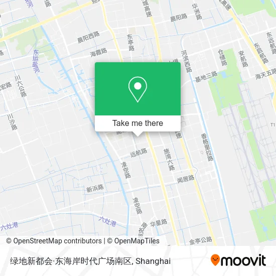 绿地新都会·东海岸时代广场南区 map