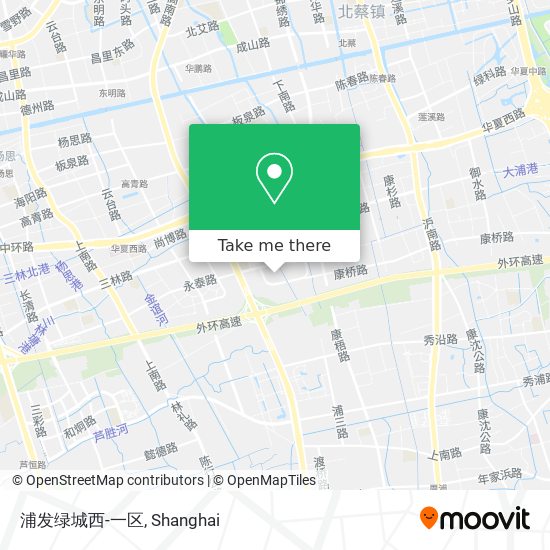 浦发绿城西-一区 map