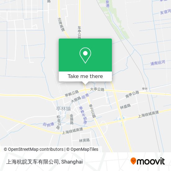 上海杭皖叉车有限公司 map