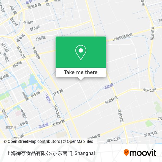 上海御存食品有限公司-东南门 map