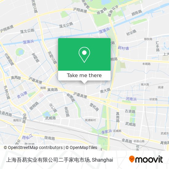 上海吾易实业有限公司二手家电市场 map