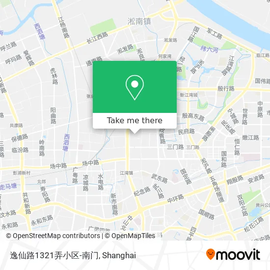 逸仙路1321弄小区-南门 map
