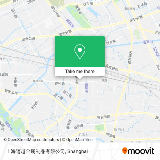 上海随越金属制品有限公司 map