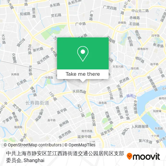 中共上海市静安区芷江西路街道交通公园居民区支部委员会 map