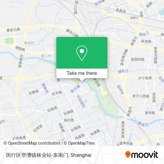 闵行区华漕镇林业站-东南门 map