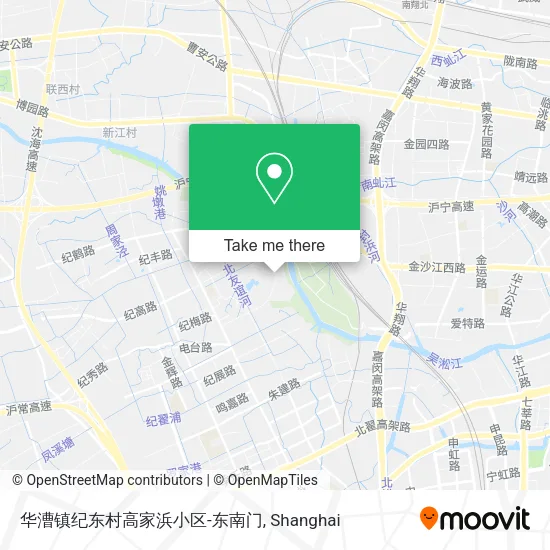 华漕镇纪东村高家浜小区-东南门 map