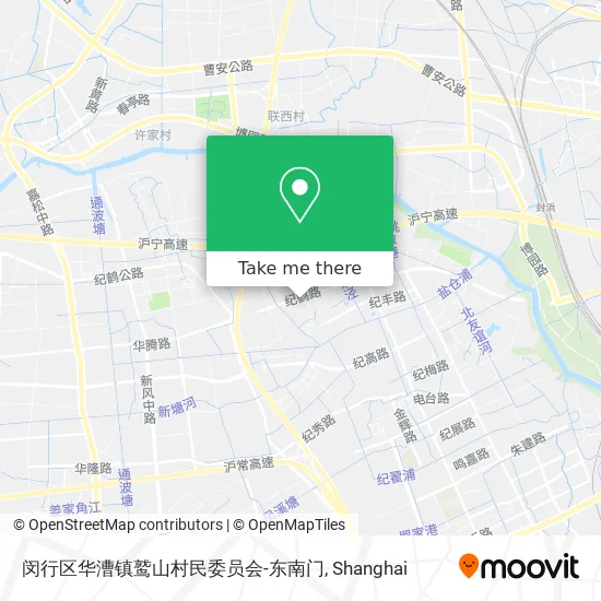 闵行区华漕镇鹫山村民委员会-东南门 map