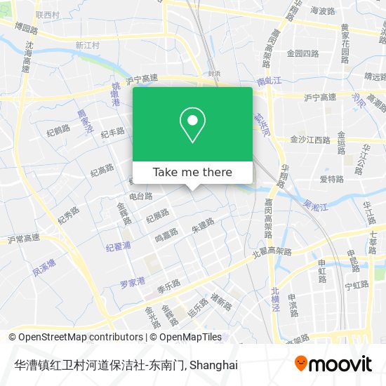 华漕镇红卫村河道保洁社-东南门 map