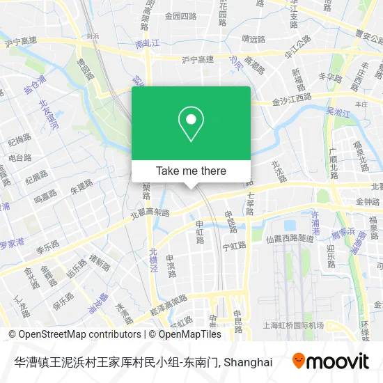 华漕镇王泥浜村王家厍村民小组-东南门 map