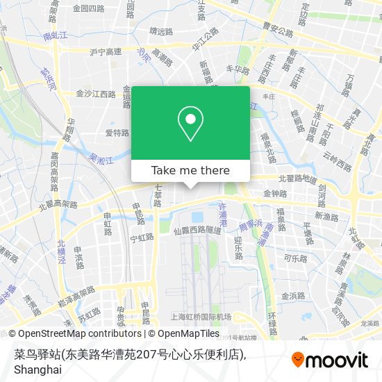 菜鸟驿站(东美路华漕苑207号心心乐便利店) map