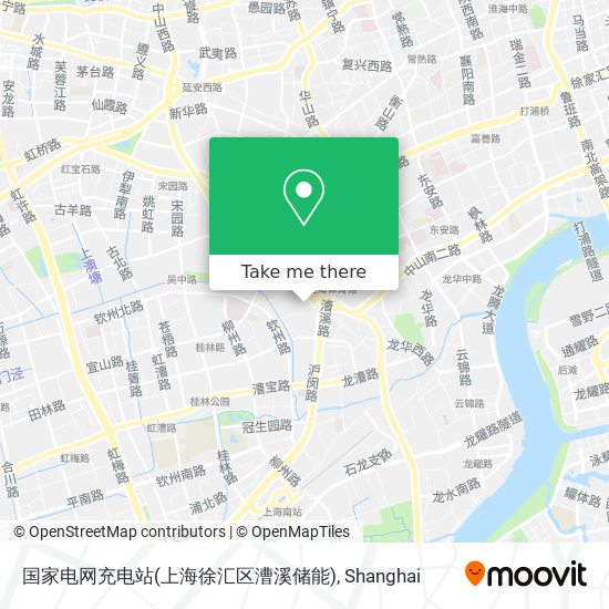 国家电网充电站(上海徐汇区漕溪储能) map