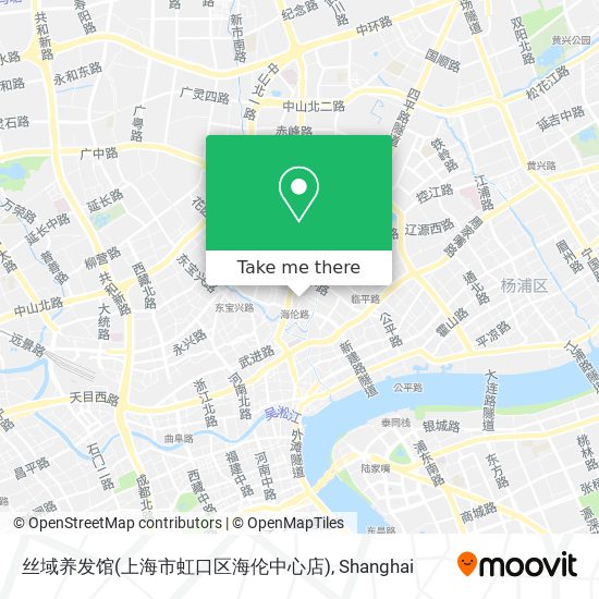 丝域养发馆(上海市虹口区海伦中心店) map