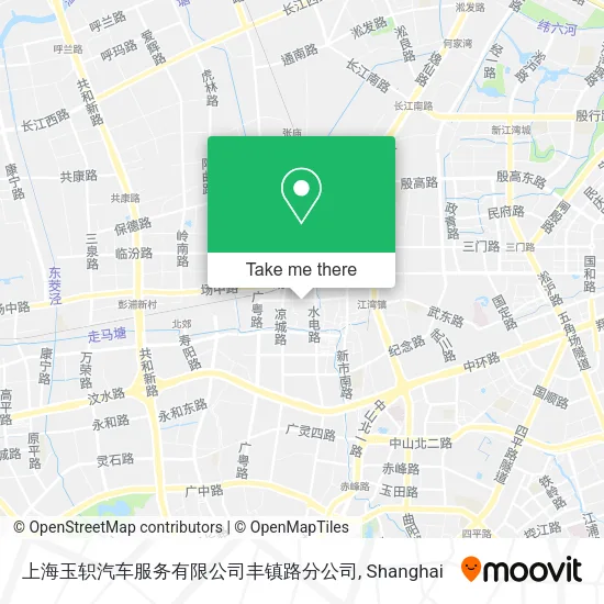 上海玉轵汽车服务有限公司丰镇路分公司 map