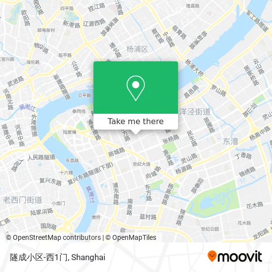 隧成小区-西1门 map