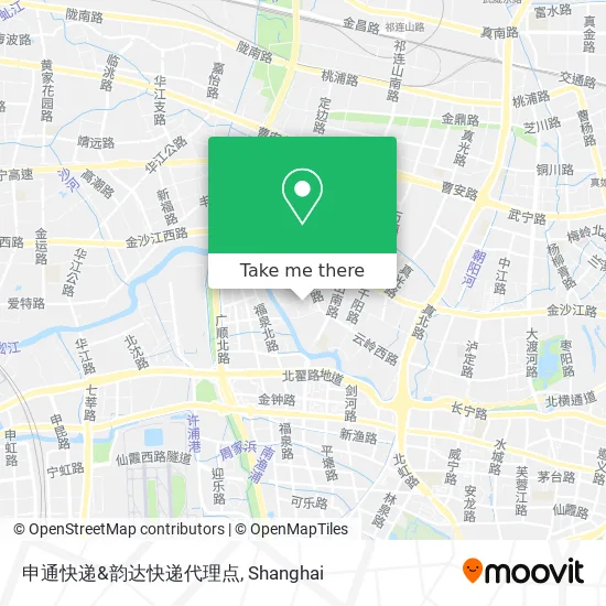 申通快递&韵达快递代理点 map