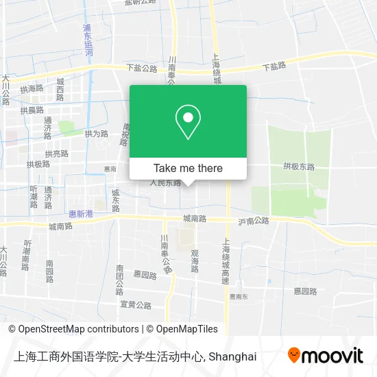 上海工商外国语学院-大学生活动中心 map
