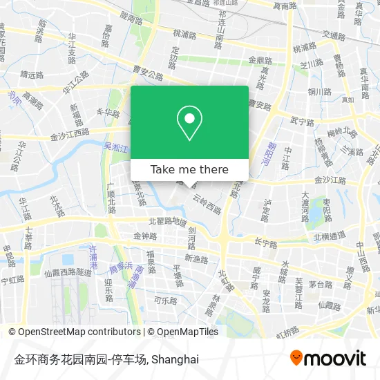 金环商务花园南园-停车场 map