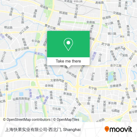 上海快果实业有限公司-西北门 map