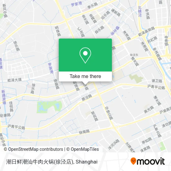 潮日鲜潮汕牛肉火锅(徐泾店) map