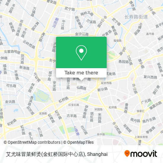 艾尤味冒菜鲜烫(金虹桥国际中心店) map