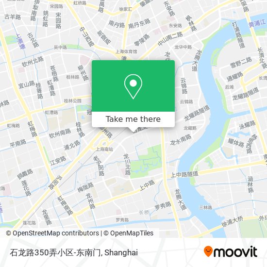 石龙路350弄小区-东南门 map
