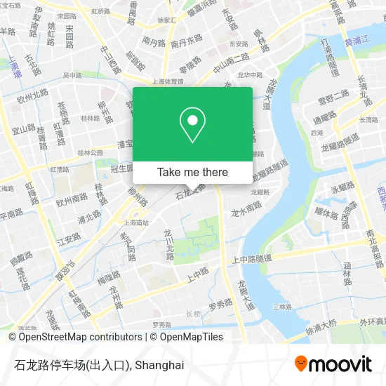 石龙路停车场(出入口) map