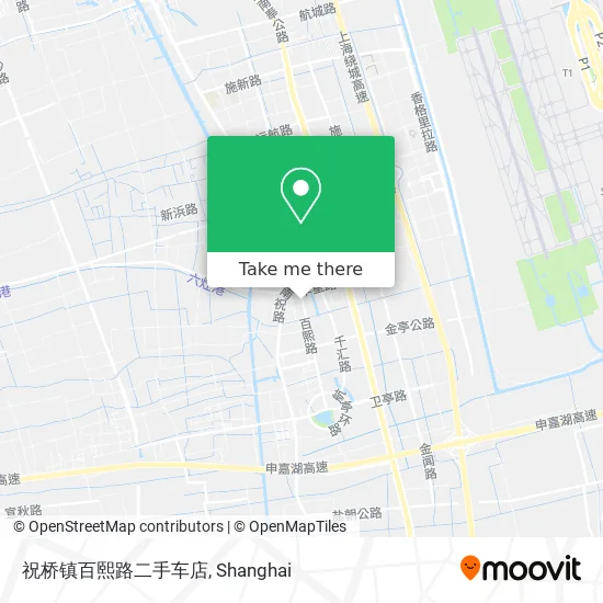 祝桥镇百熙路二手车店 map