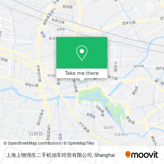 上海上物强生二手机动车经营有限公司 map