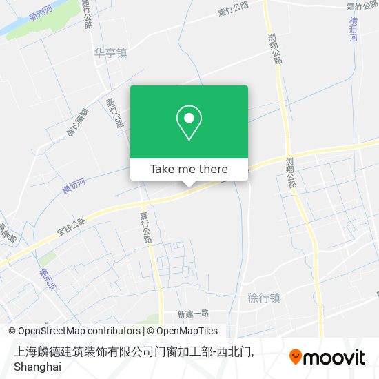 上海麟德建筑装饰有限公司门窗加工部-西北门 map