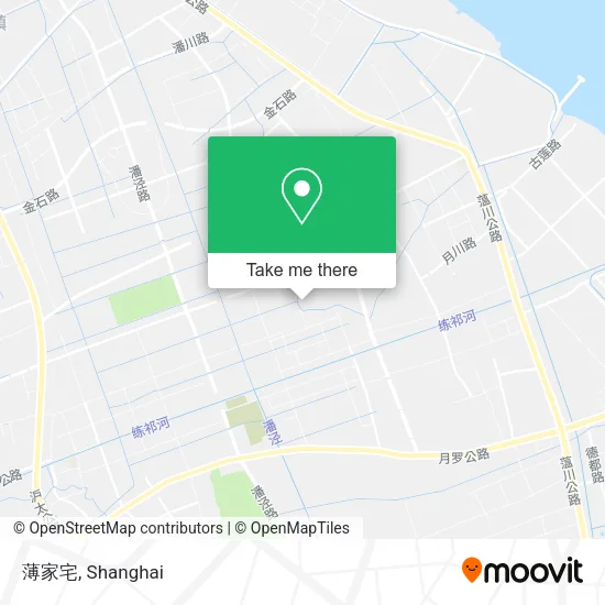 薄家宅 map