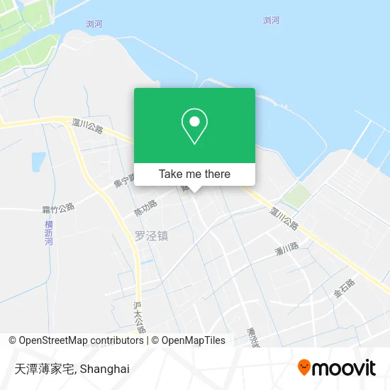 天潭薄家宅 map