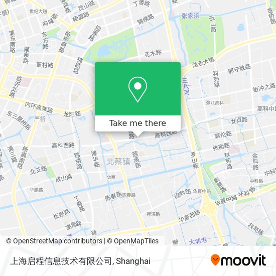 上海启程信息技术有限公司 map