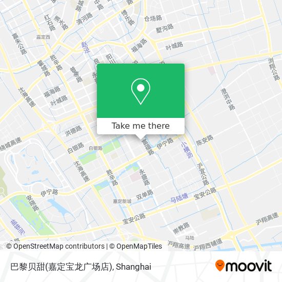 巴黎贝甜(嘉定宝龙广场店) map