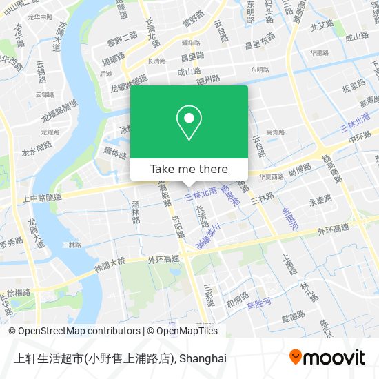 上轩生活超市(小野售上浦路店) map