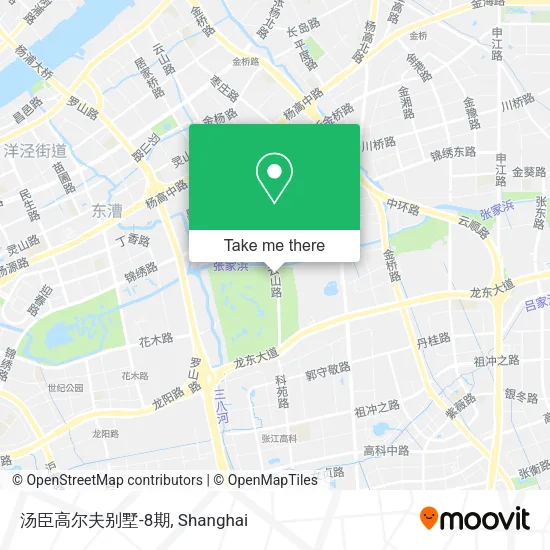 汤臣高尔夫别墅-8期 map