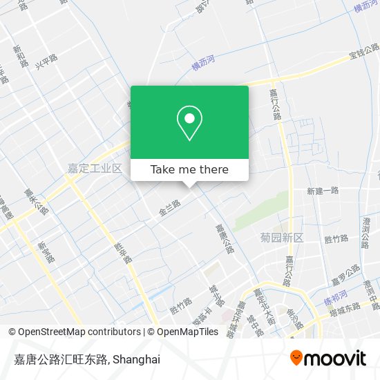 嘉唐公路汇旺东路 map